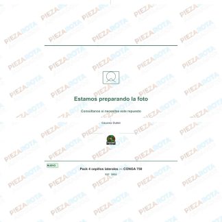 PACK 4 CEPILLOS LATERALES · Robot aspirador Conga Excellence 990 · Ref 5056 recambio Piezarota · Ref 5056-M03