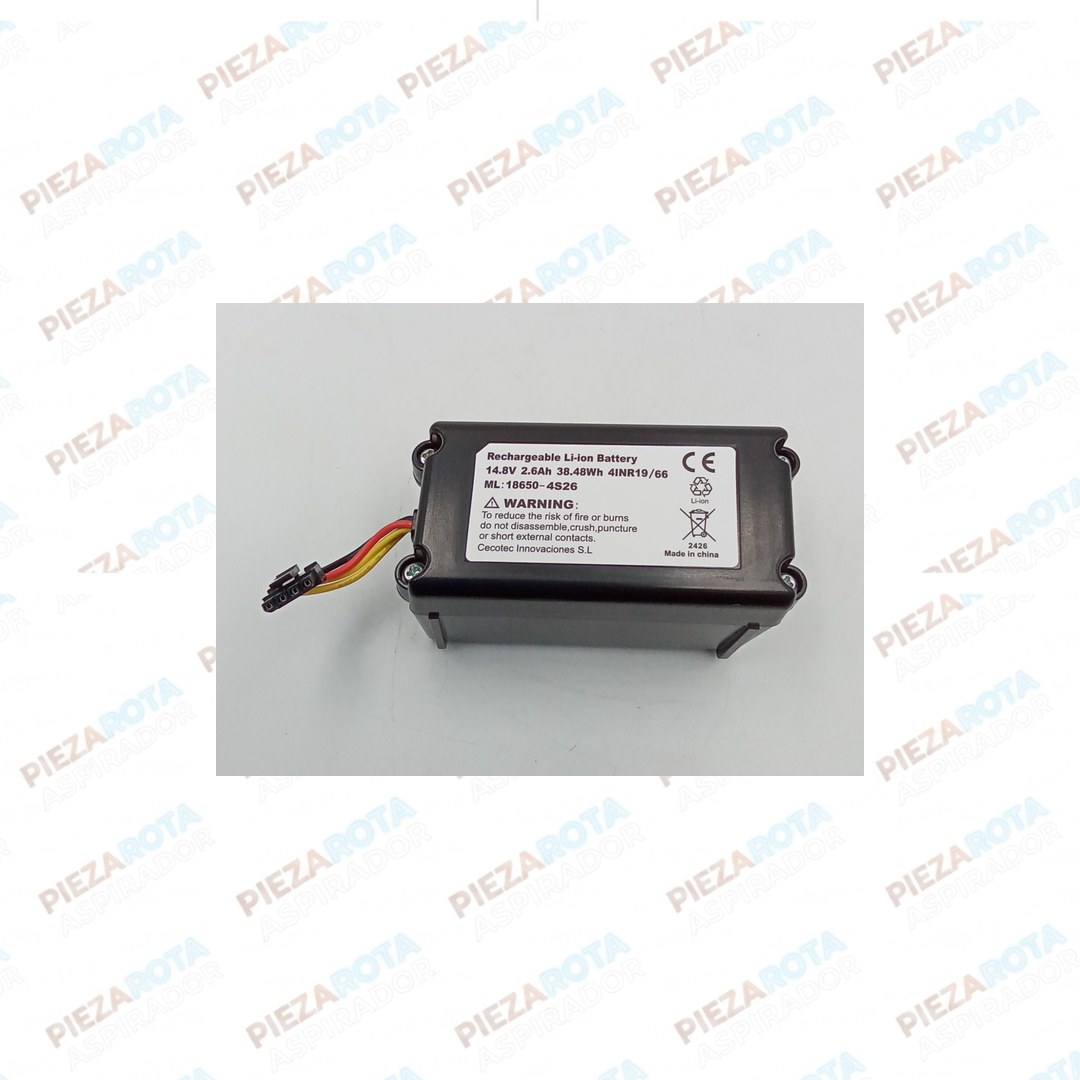BATERIA · Robot aspirador Conga 1390 Smartgyro · Ref 5161 recambio Piezarota · Ref 5161-M02