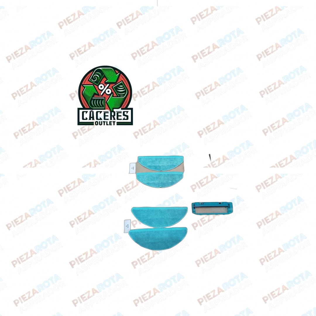 PACK DE CONSUMIBLES · Robot aspirador Conga 8090 ULTRA · Ref 60083 recambio Piezarota · Ref 60083