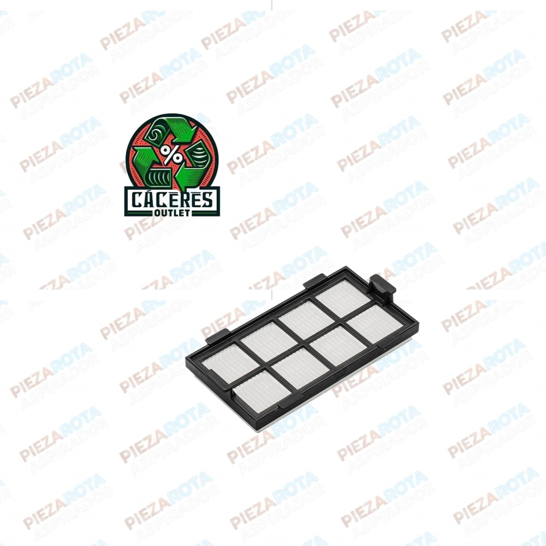 FILTRO PRIMARIO DEPÓSITO POLVO · Robot aspirador Conga Quick&Clean Vital · Ref 60209 recambio Piezarota · Ref 60209-M12