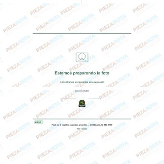 PACK DE 4 CEPILLOS LATERALES AMARILLO · Robot aspirador Conga Slim 890 · Ref 60221 recambio Piezarota · Ref 60221-M06