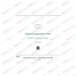 FILTRO DEPÓSITO DE POLVO Robot aspirador Conga 2290 ULTRA · REF 60230 recambio Piezarota · Ref 60230