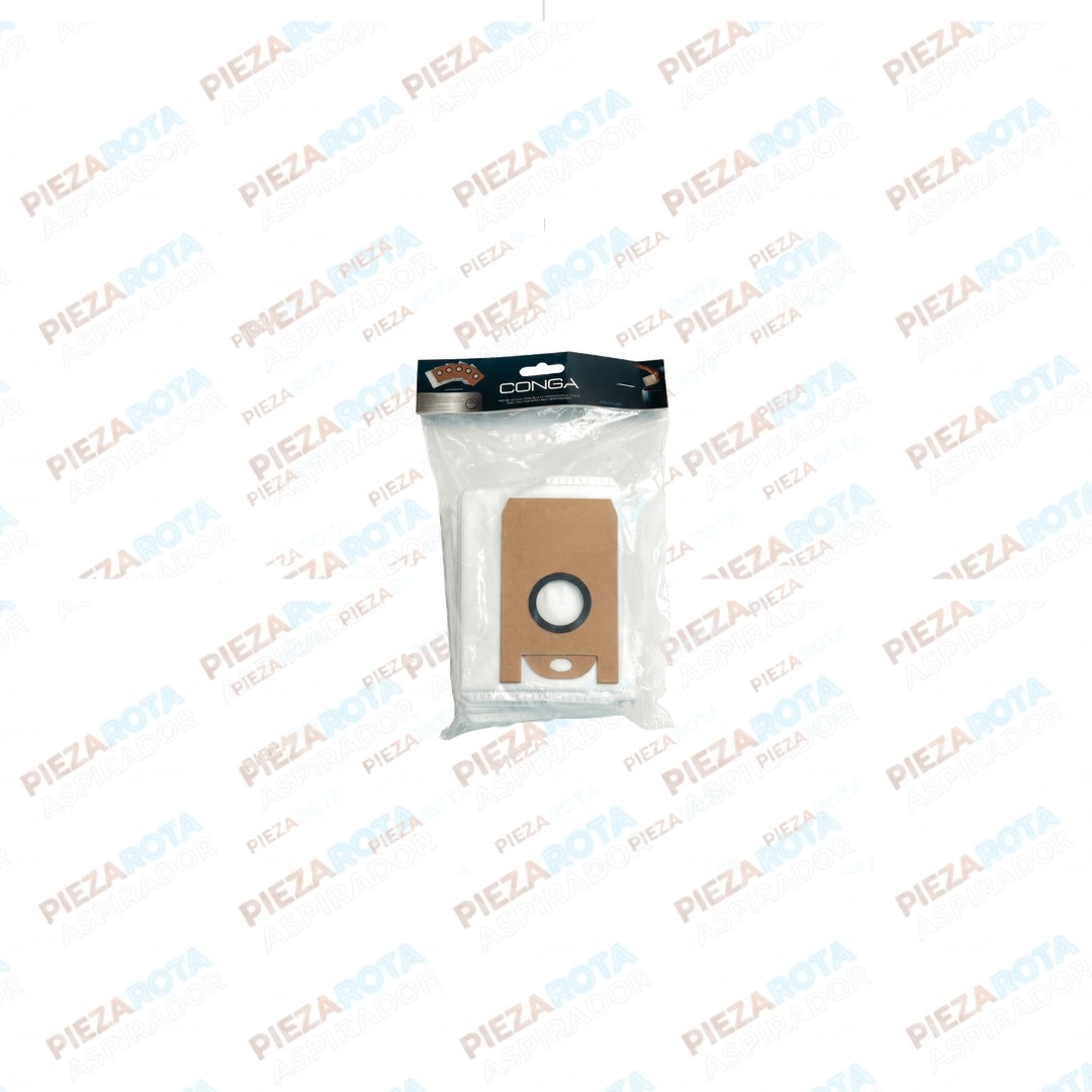PACK DE 5 BOLSAS Robot aspirador Conga 7290 Eternal Home X-treme · REF 60934 recambio Piezarota · Ref 60934-M02