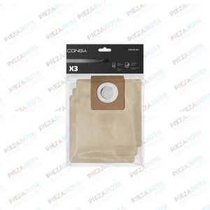 Pack de 3 bolsas para aspirador de trineo Conga PowerBag 2000 Compact Pack de 3 bolsas