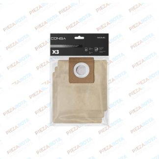 Pack de 3 bolsas para aspirador de trineo Conga PowerBag 2000 Compact Pack de 3 bolsas