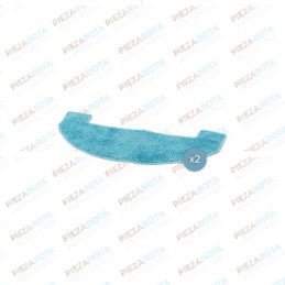 PACK DE 2 MOPAS DE FREGADO Robot aspirador Conga 2299 Inertial X-treme · REF 60996 recambio Piezarota · Ref 60996
