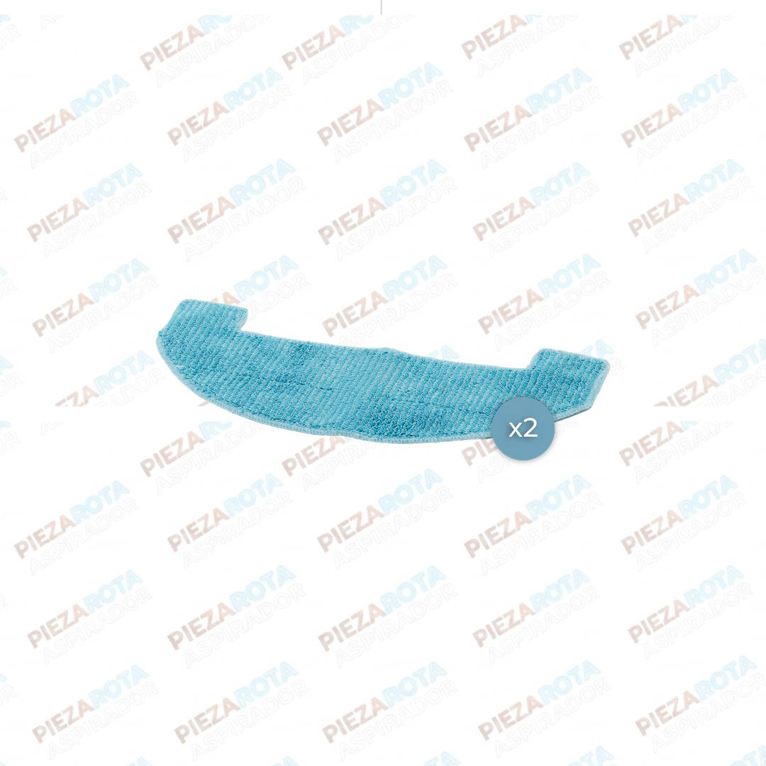 PACK DE 2 MOPAS DE FREGADO Robot aspirador Conga 2299 Inertial X-treme · REF 60996 recambio Piezarota · Ref 60996