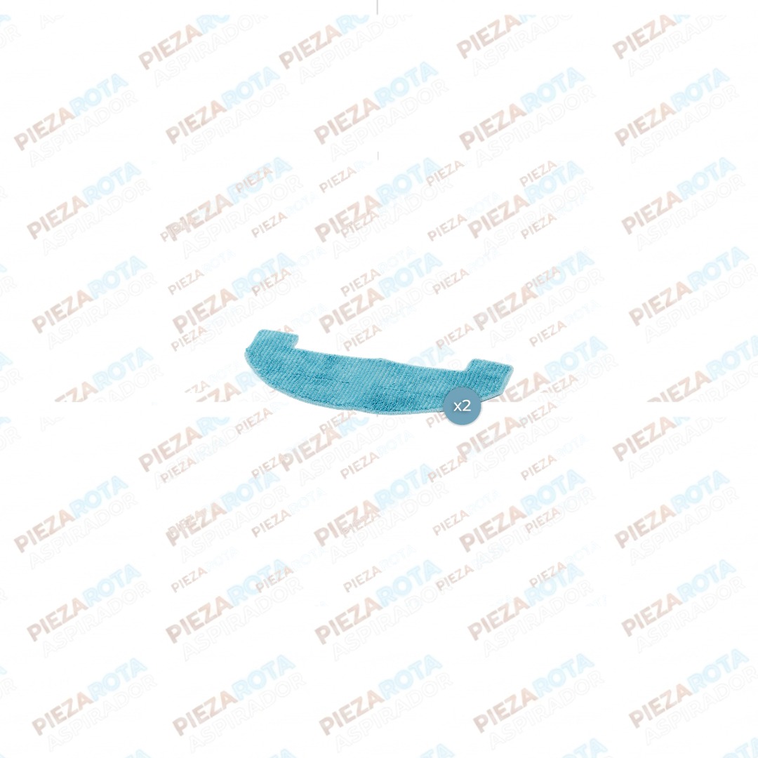 PACK DE 2 MOPAS DE FREGADO Robot aspirador Conga 2499 ULTRA Genesis · REF 60996 recambio Piezarota · Ref 60996-M02