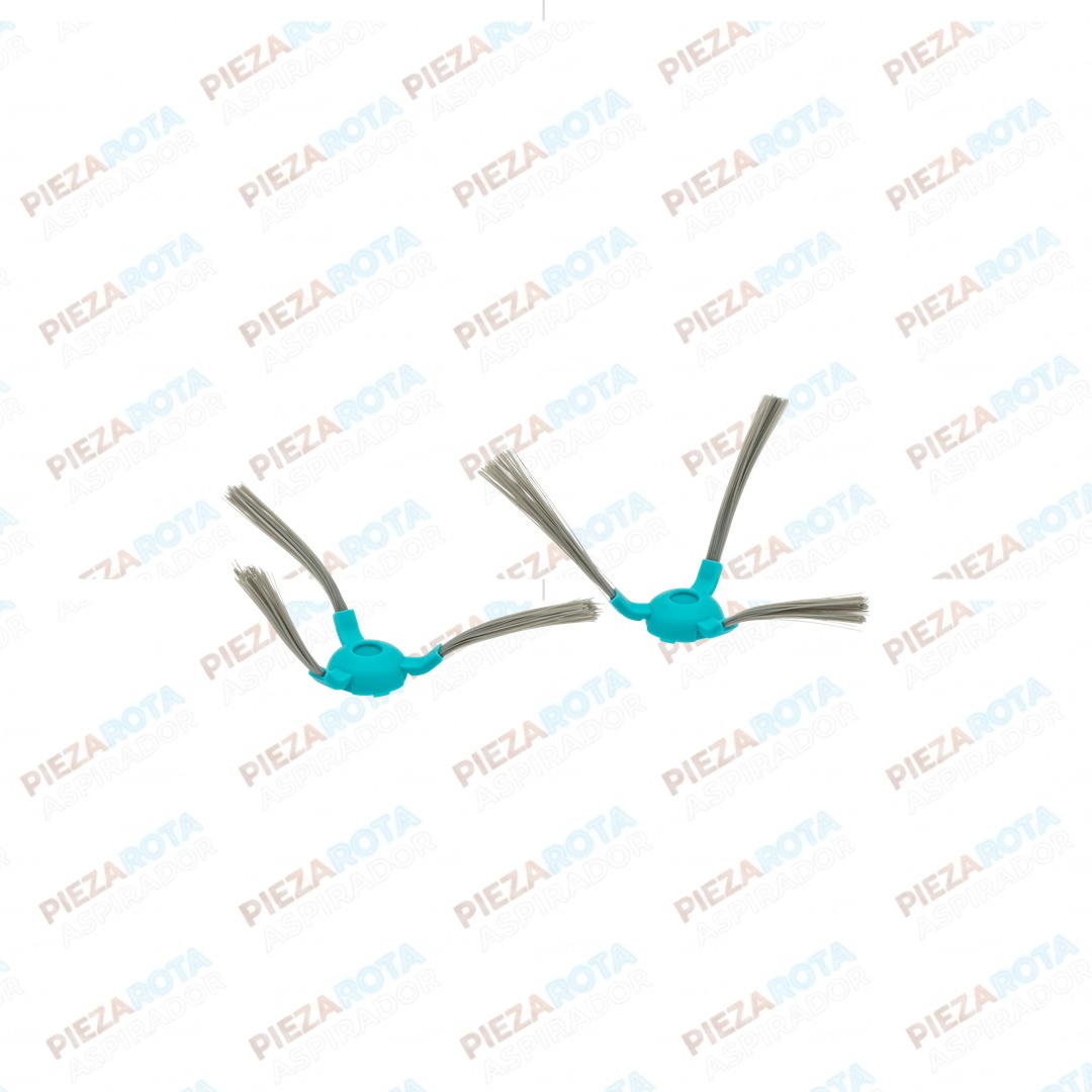 PACK 2 CEPILLOS LATERALES Robot aspirador Conga 1290 Gyro · REF 80559 recambio Piezarota · Ref 80559