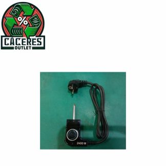 CABLE ALIMENTACION CON TERMOSTATO 2400W recambio Piezarota · Ref 92516
