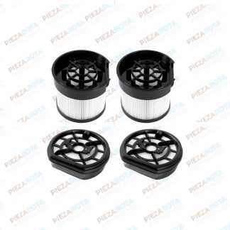 Pack de 2 sets de filtros de motor y depósito para Conga Rockstar 12500 Stellar Pack de 2 sets de filtros de motor y dep