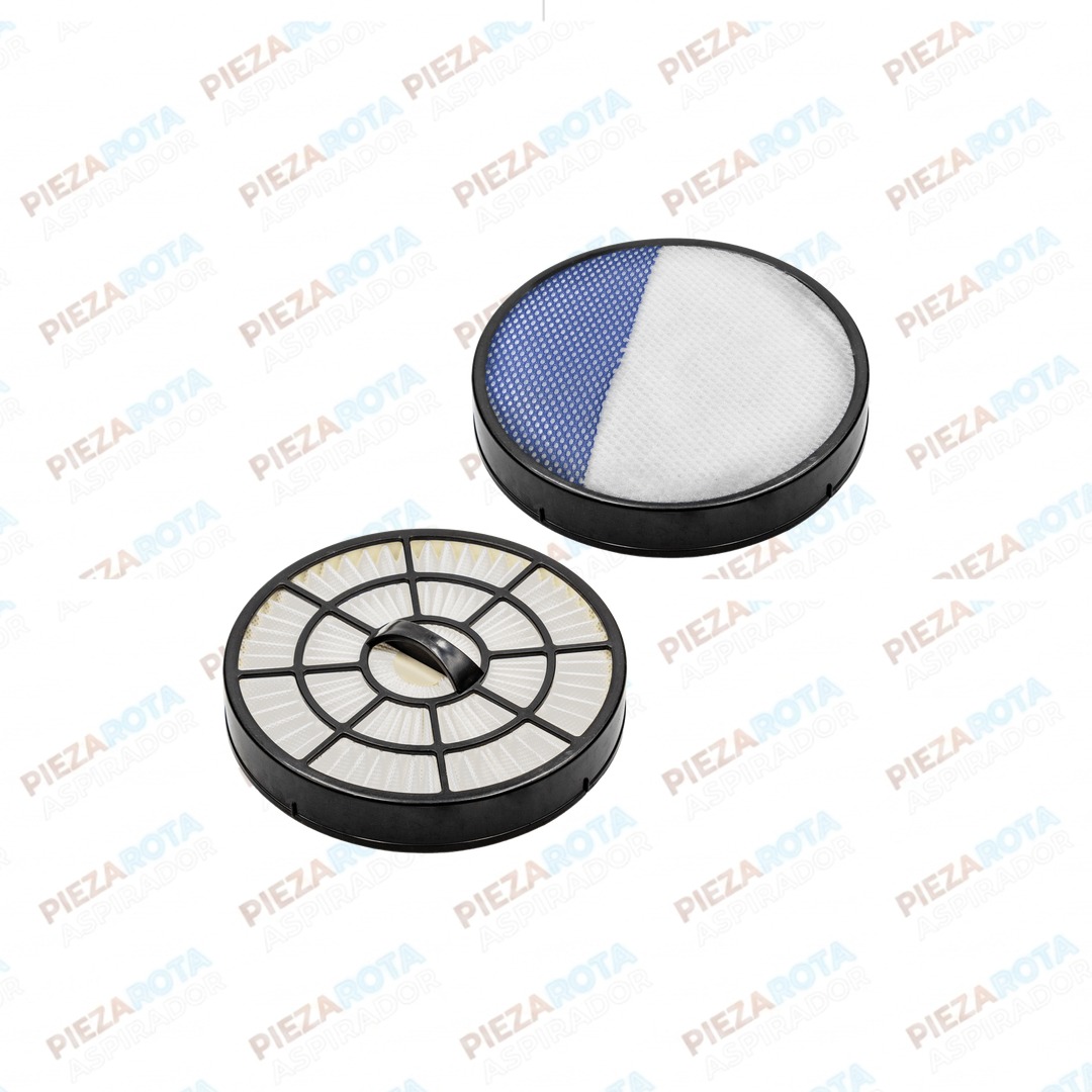 Pack de filtro delantero y trasero para Conga Rockstar Cyclonic Powerbag Pack de filtro delantero y trasero