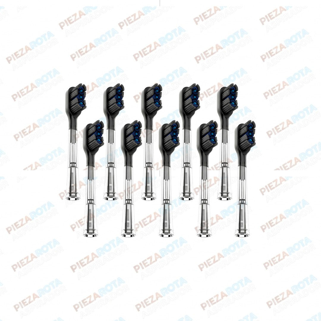 Pack de recambios 10 cabezales hard para ToothCare DeluxeSwing Pack cabezales cepillo de dientes eléctrico